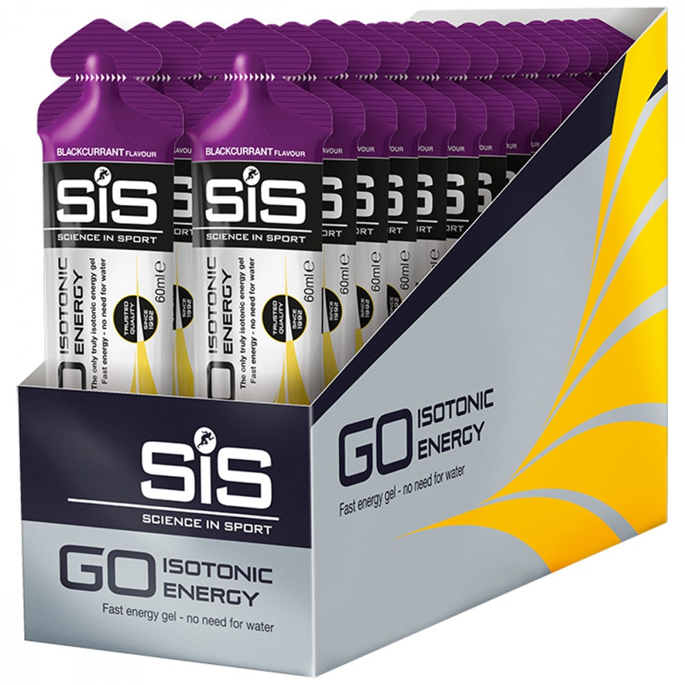 SiS GO Isotonic Solbær Energigel 30 stk by Sykkelkomponenter