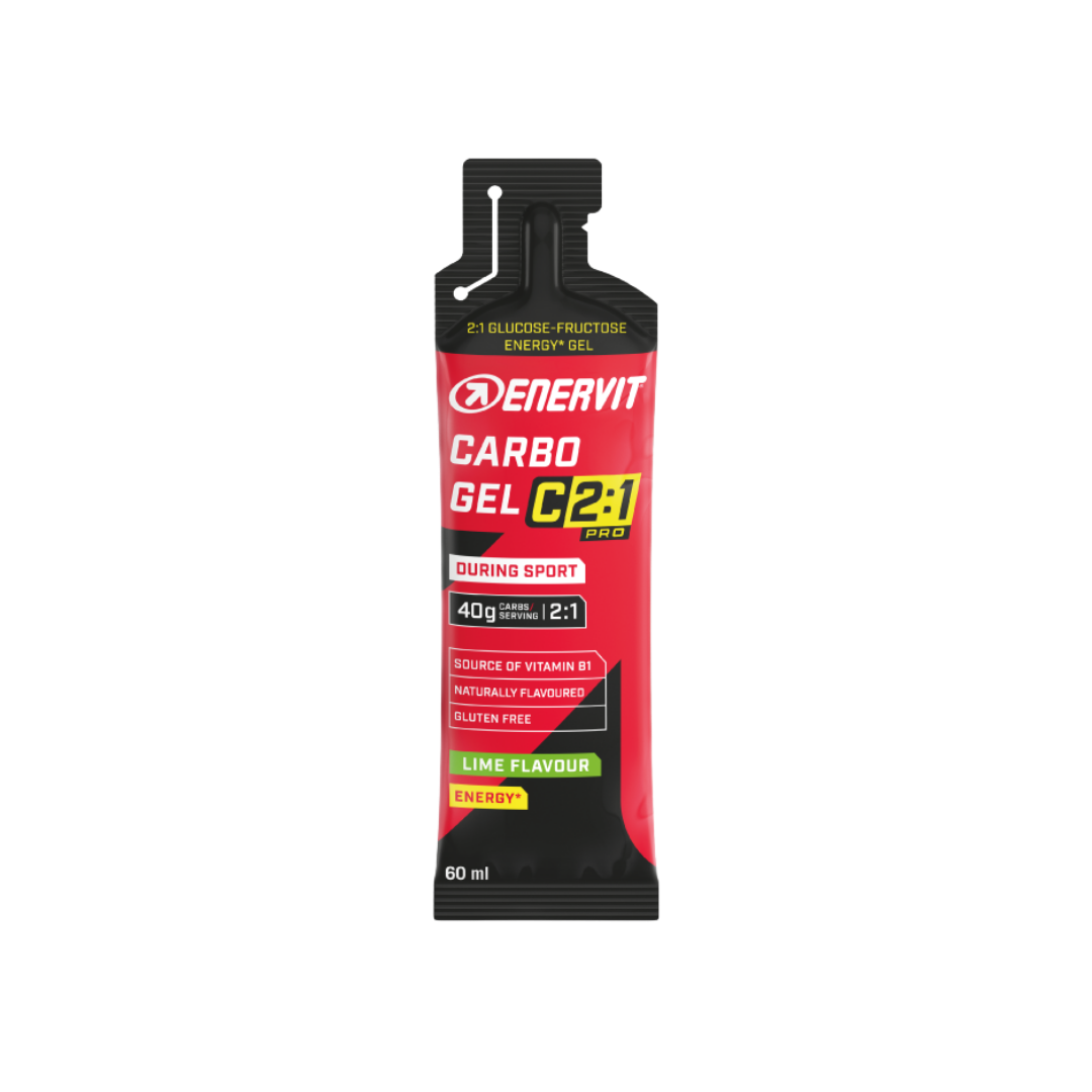 Enervit C2:1 Carbo Lime Energigel by Sykkelkomponenter