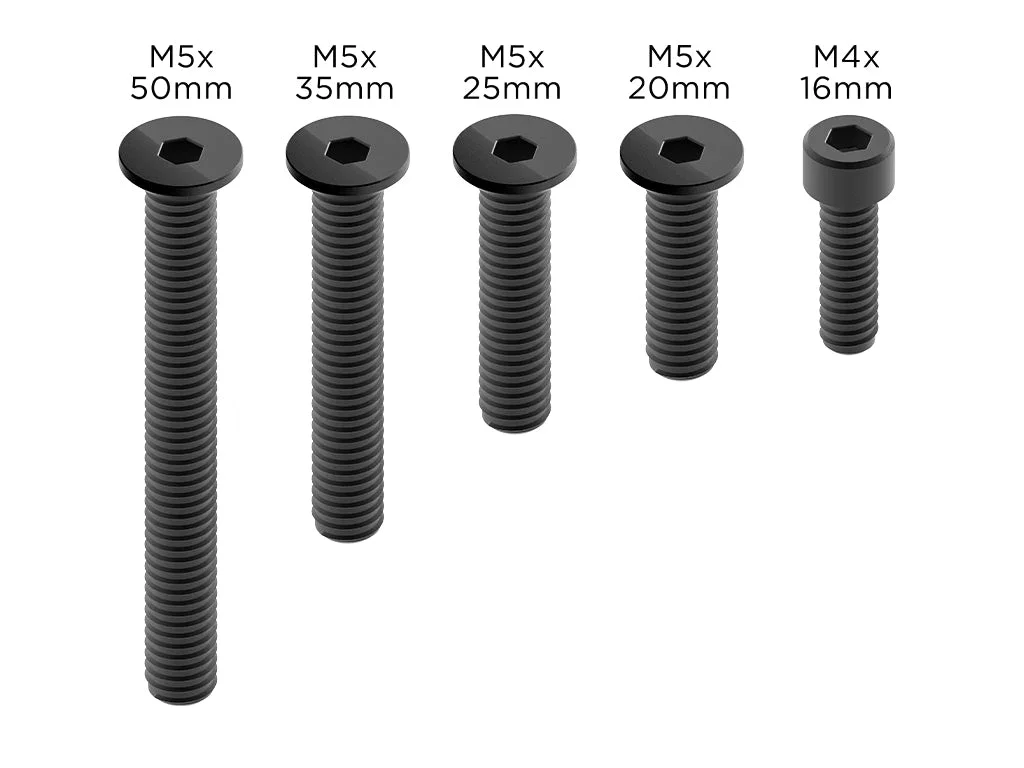Quad Lock Pro Black Boltsett by Sykkelkomponenter