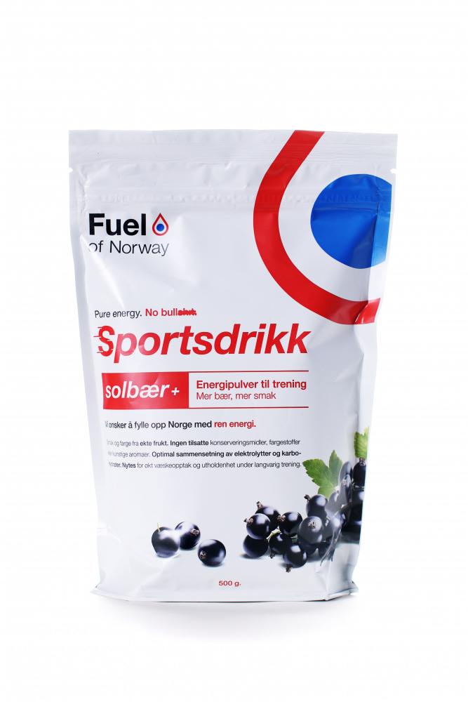 Fuel Of Norway Solbær 500gr Sportsdrikk pulver