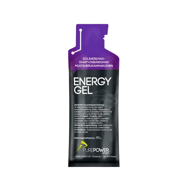 PurePower Solbær Energigel by Sykkelkomponenter