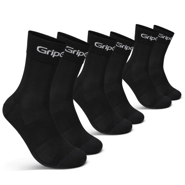 GripGrab Ride High Cut 3-Pack Sykkelsokker by Sykkelkomponenter