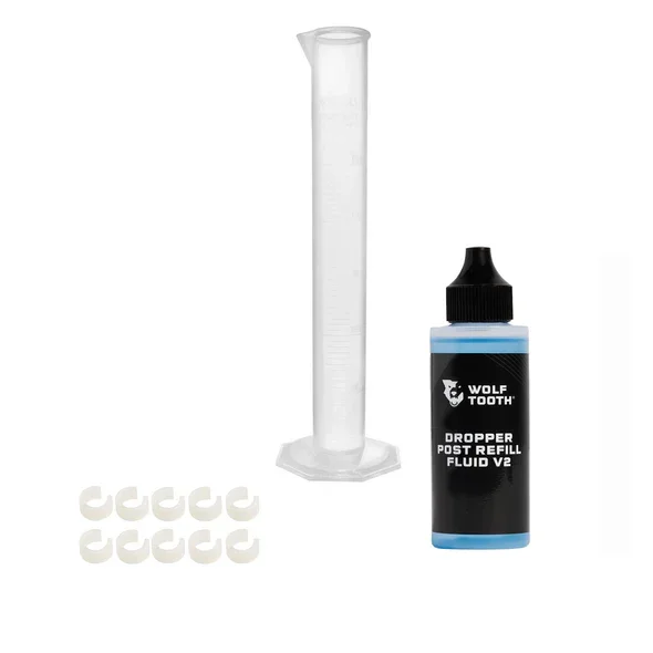 Wolf Tooth Resolve Dropper Post Travel Spacer + Fluid Kit by Sykkelkomponenter