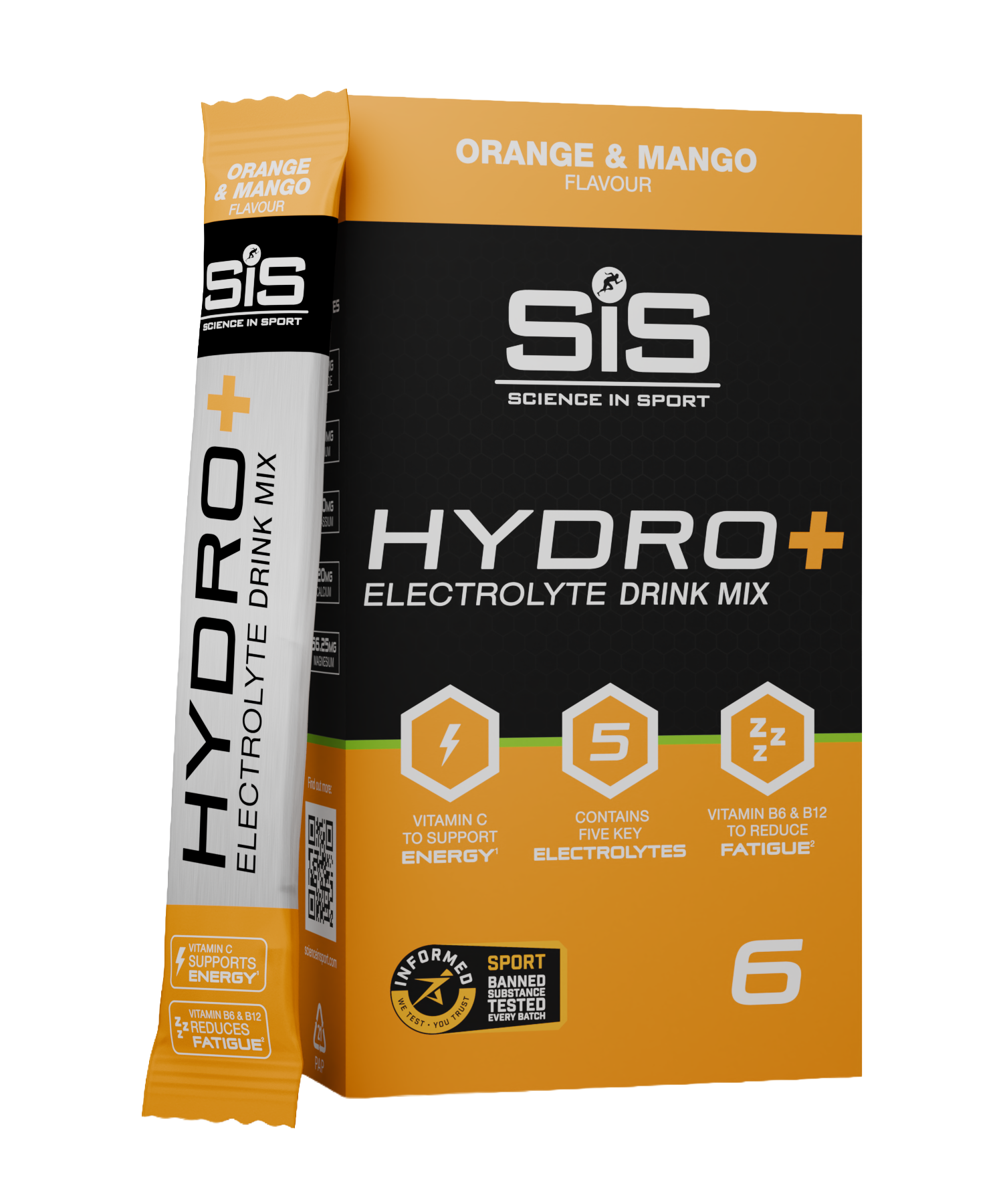 SIS GO Hydro+ Orange and Mango Stick by Sykkelkomponenter