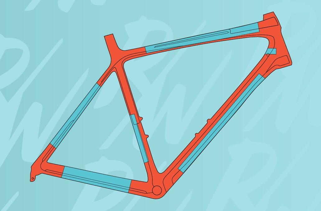 RideWrap Covered Gravel Rammebeskyttelse by Sykkelkomponenter