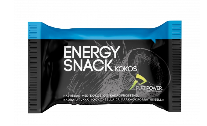 Purepower Energy Snack Kokos Med Sjokoladetrekk Bar