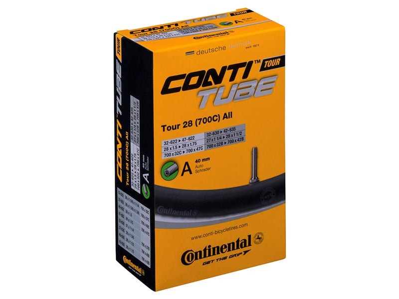 Continental Tour All 32/47mm-622/635mm Bilventil Slange by Sykkelkomponenter