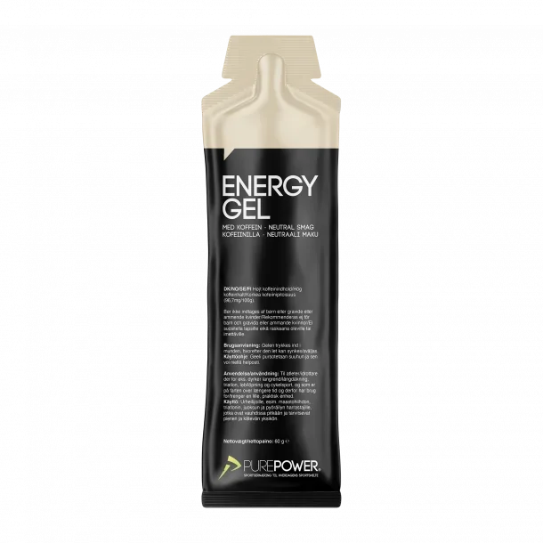 PurePower Koffein Neutral Energigel by Sykkelkomponenter