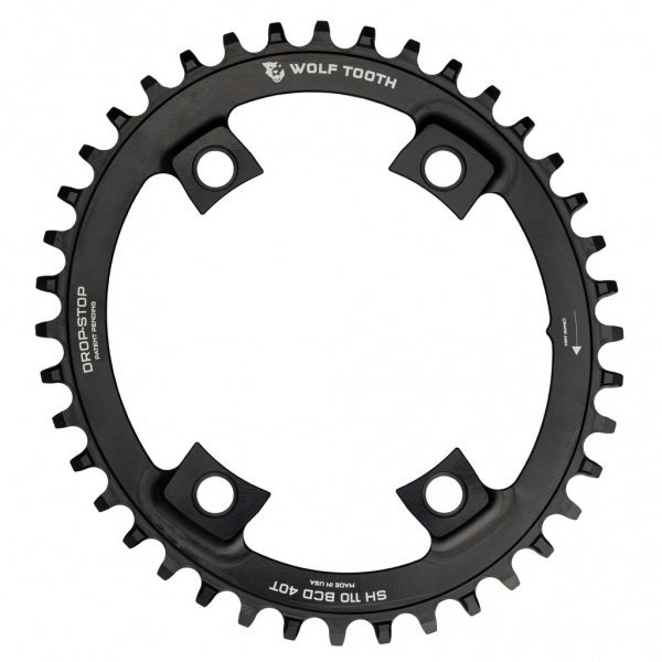 Wolf Tooth 110mm bcd Asymmetric, 4-bolts Shimano Ovalt drev