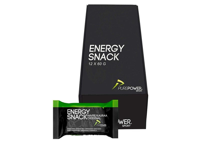 PurePower Energy Snack Havre 12 stk by Sykkelkomponenter