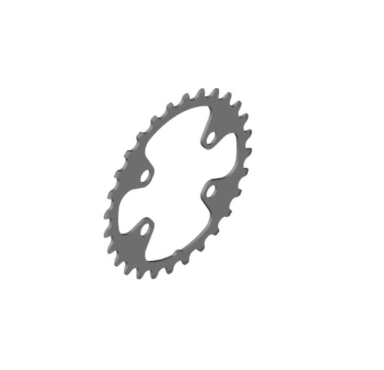 Shimano Deore FC-M6000 24T BCD 96/64mm Drev by Sykkelkomponenter