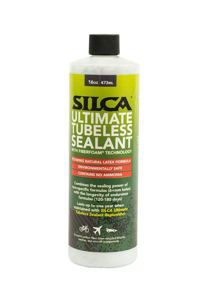 Silca Ultimate Tubeless Sealant FiberFoam 473 ml Guffe by Sykkelkomponenter