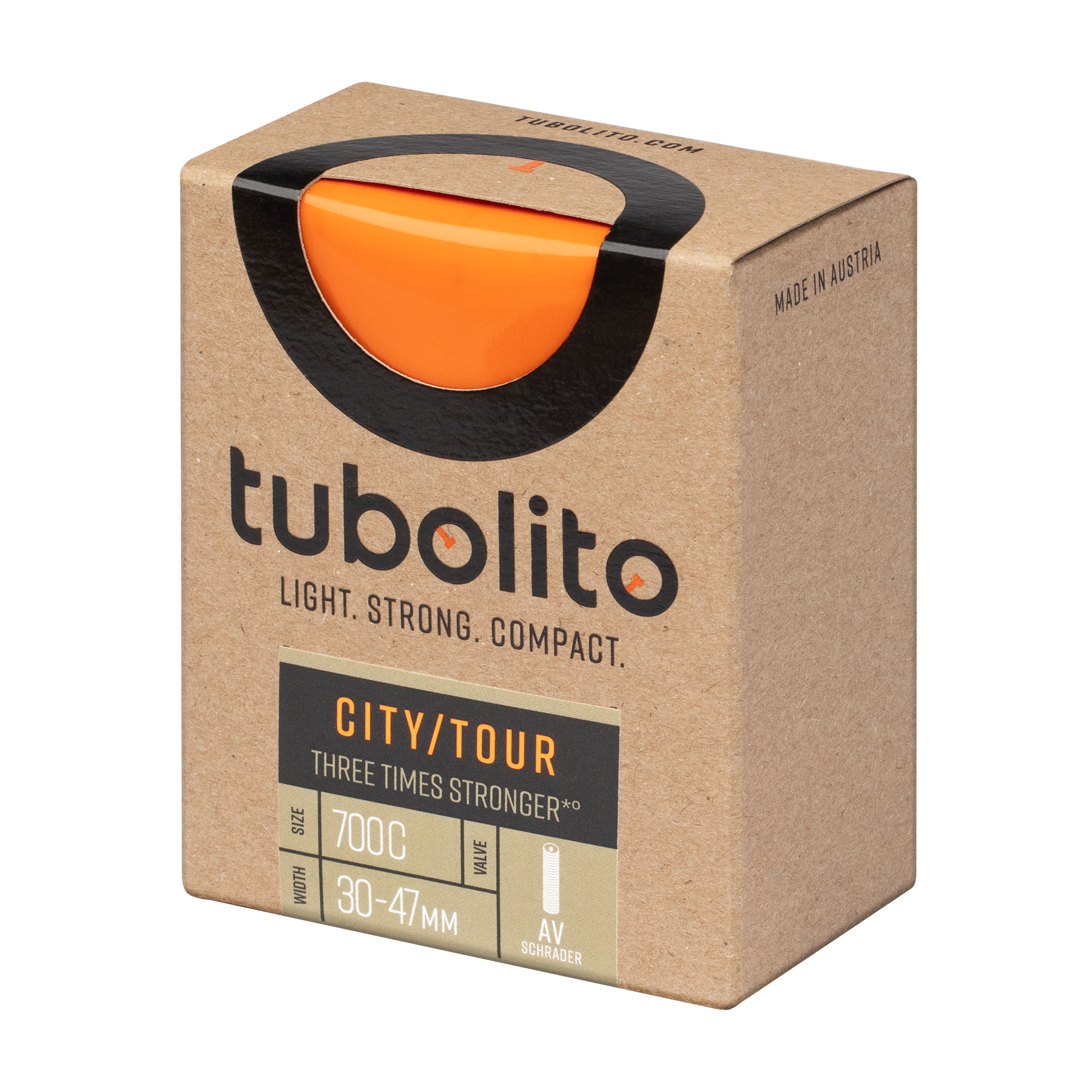 Tubolito Tubo-City/Tour 30-47 x 622mm Bilventil Slange by Sykkelkomponenter