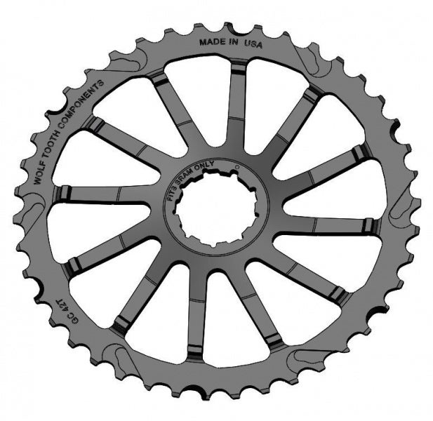 Wolf Tooth Giant Cog 42T SRAM by Sykkelkomponenter