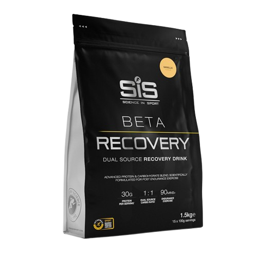 SIS Beta Fuel Recovery Vanilje 500 gram by Sykkelkomponenter