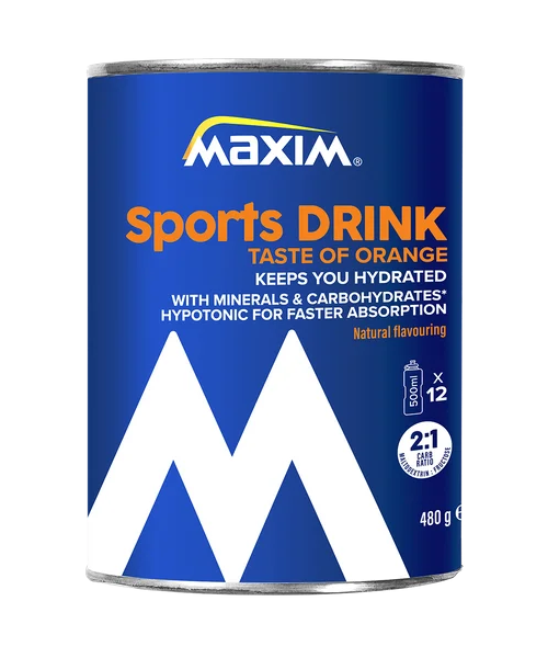 Maxim Appelsin 480g Sportsdrikk by Sykkelkomponenter